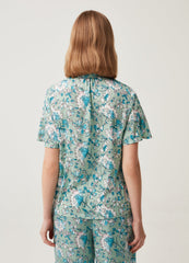 Ovs Satin Blouse With Foulard