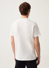 Round-Neck T-Shirt In Jersey Slub