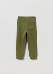 Ovs Kids Boy Cotton Joggers With Drawstring