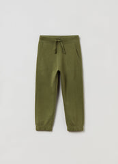 Ovs Kids Boy Cotton Joggers With Drawstring