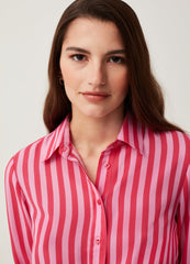 Stretch Shirt With All-Over Print