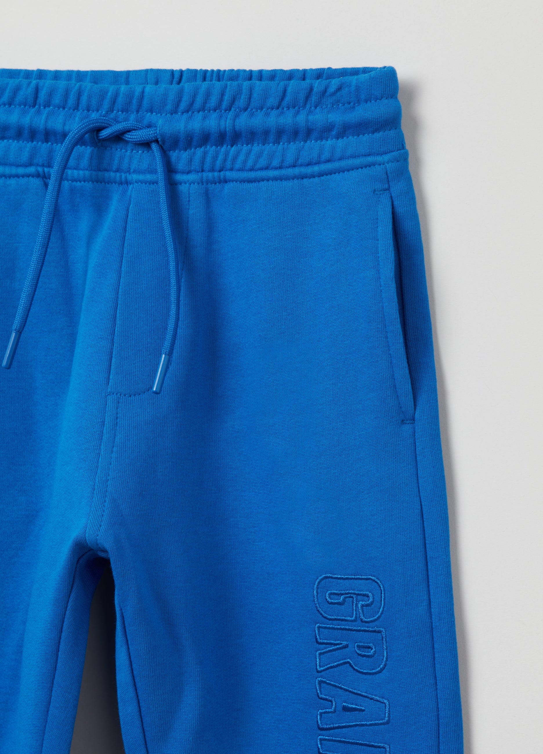 Ovs Kids Boy Grand&Hills Joggers With Drawstring And Embroidery