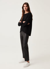 Long-Sleeved T-Shirt In Cotton Slub.