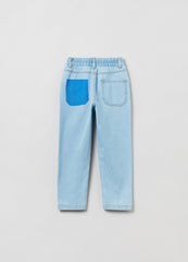 OVS Kids Boy Comfort-Fit Jeans With Grand&Hills Print