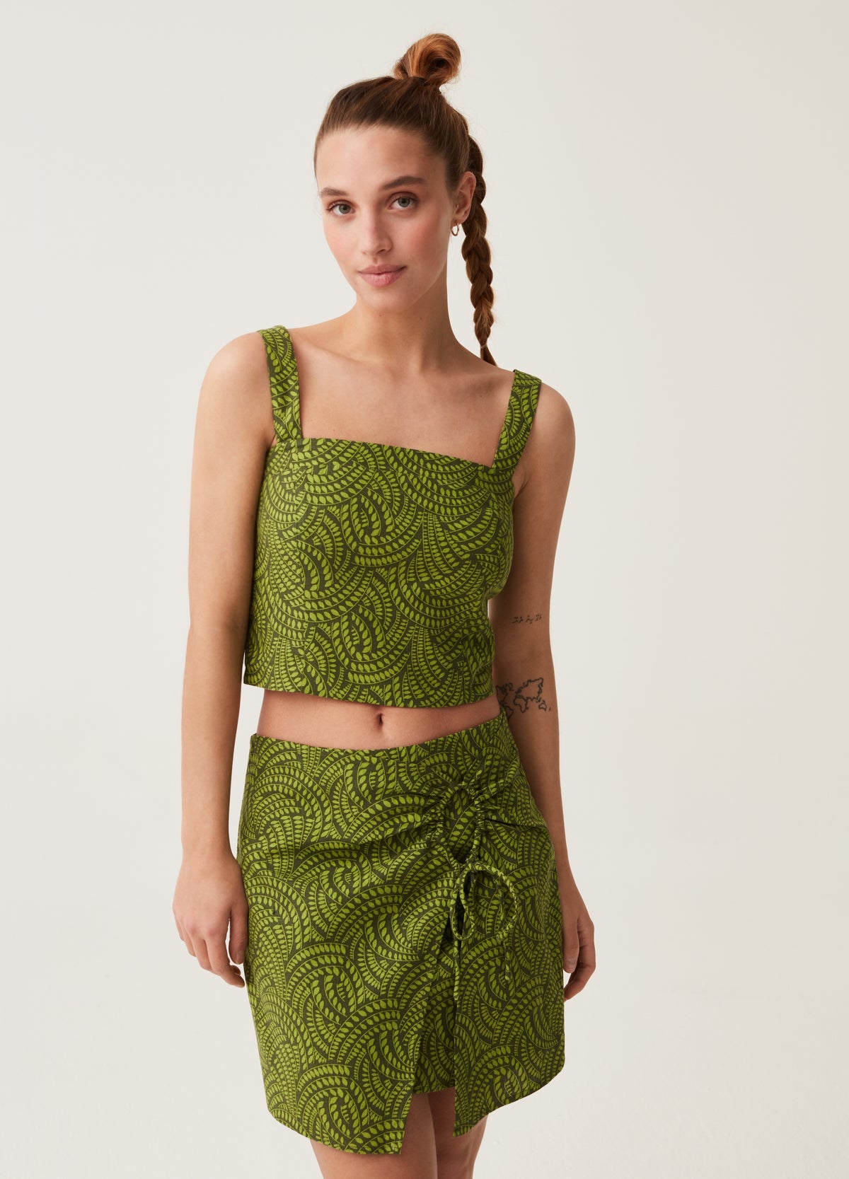 Sarong Skirt With All-Over Print
