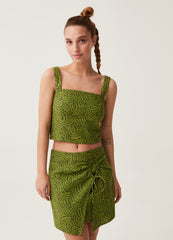 Sarong Skirt With All-Over Print