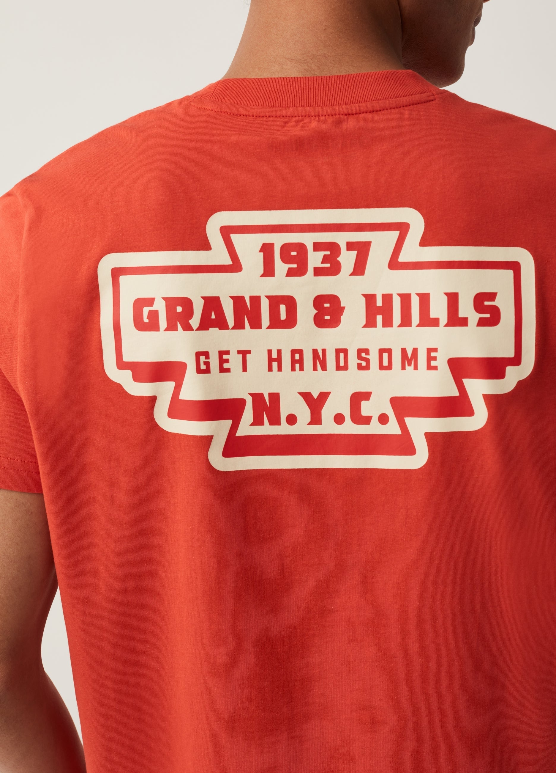 T-Shirt With Grand&Hills Logo Print