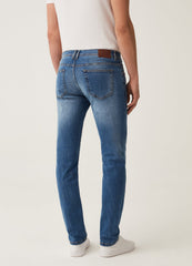 Ovs Faded, Slim-Fit Stretch Jeans