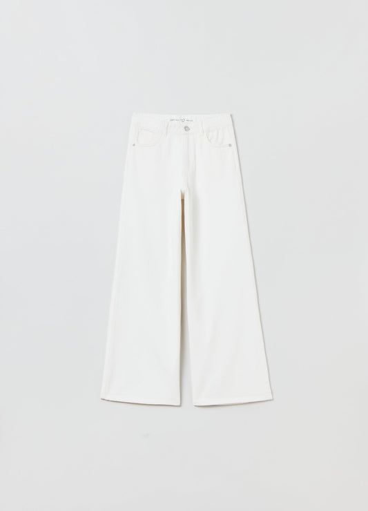 Wide-Leg Jeans With Five Pockets