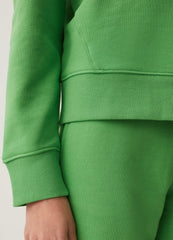 Solid Colour Round Neck Sweatshirt