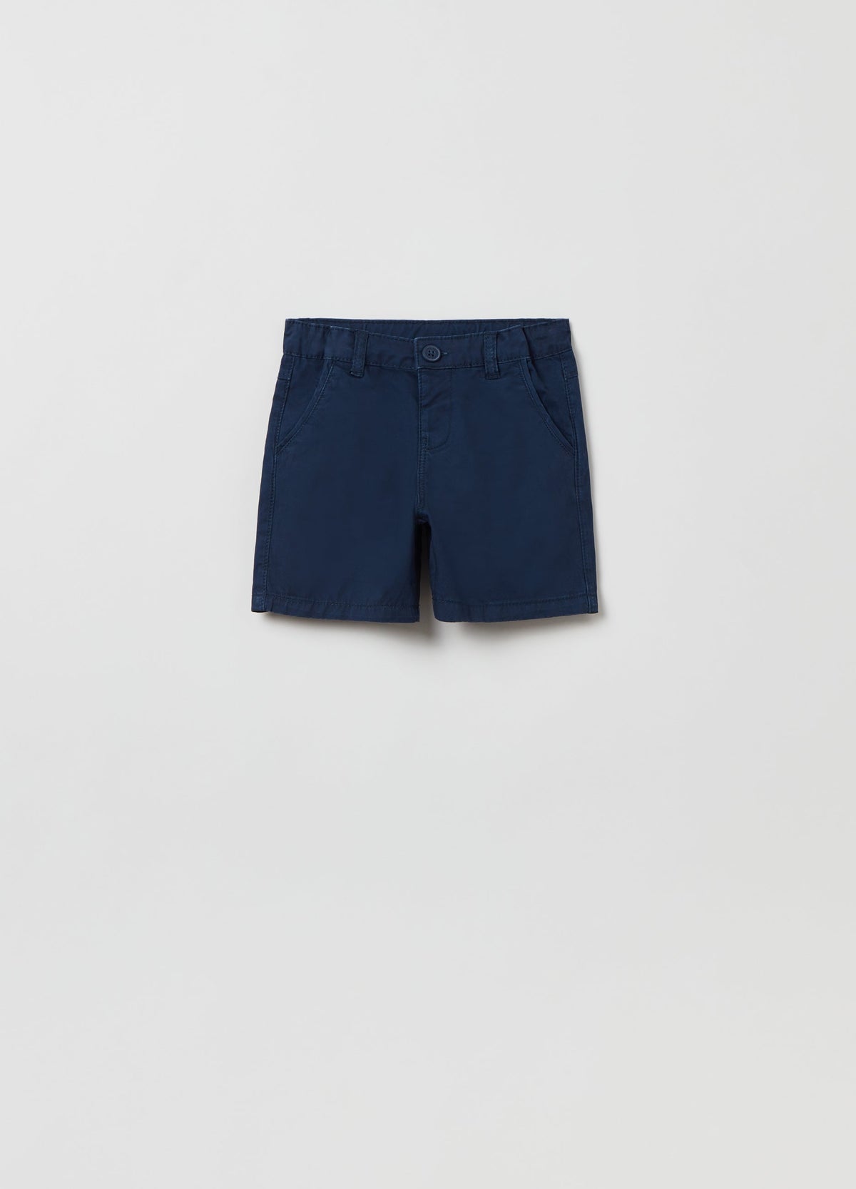 Ovs Cotton Bermuda Shorts With Pockets