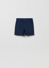 Ovs Cotton Bermuda Shorts With Pockets