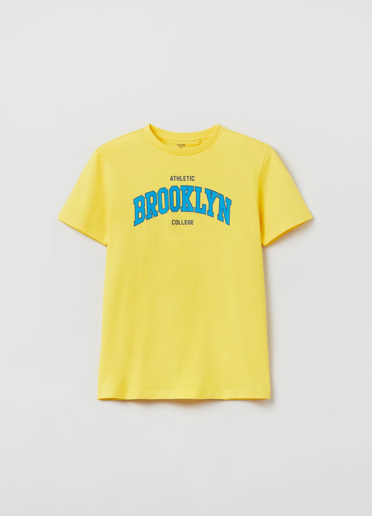 Cotton T-Shirt With Printed Lettering