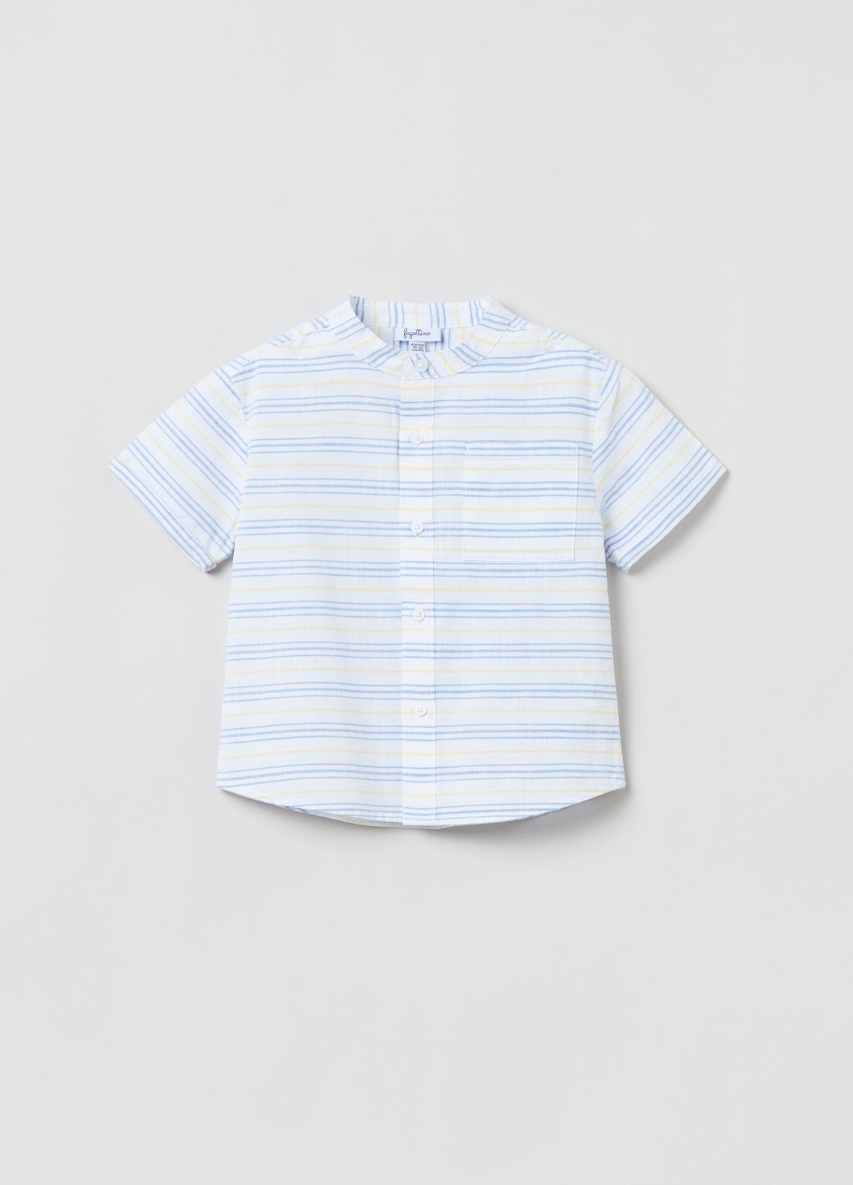 Yarn-Dyed Striped Cotton Shirt