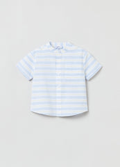 Yarn-Dyed Striped Cotton Shirt