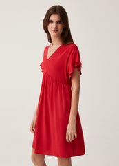 Sustainable Viscose Short Dress