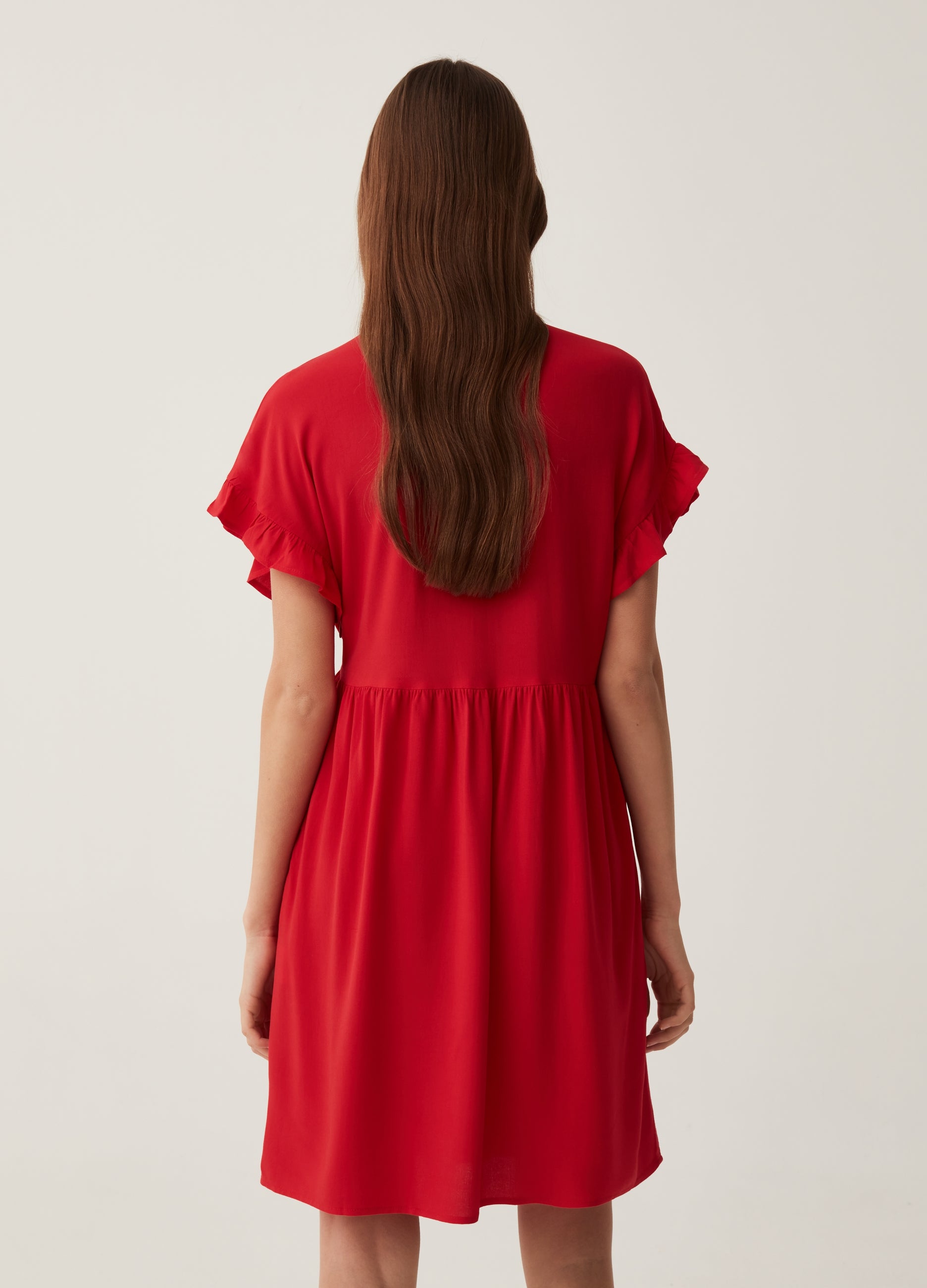 Sustainable Viscose Short Dress