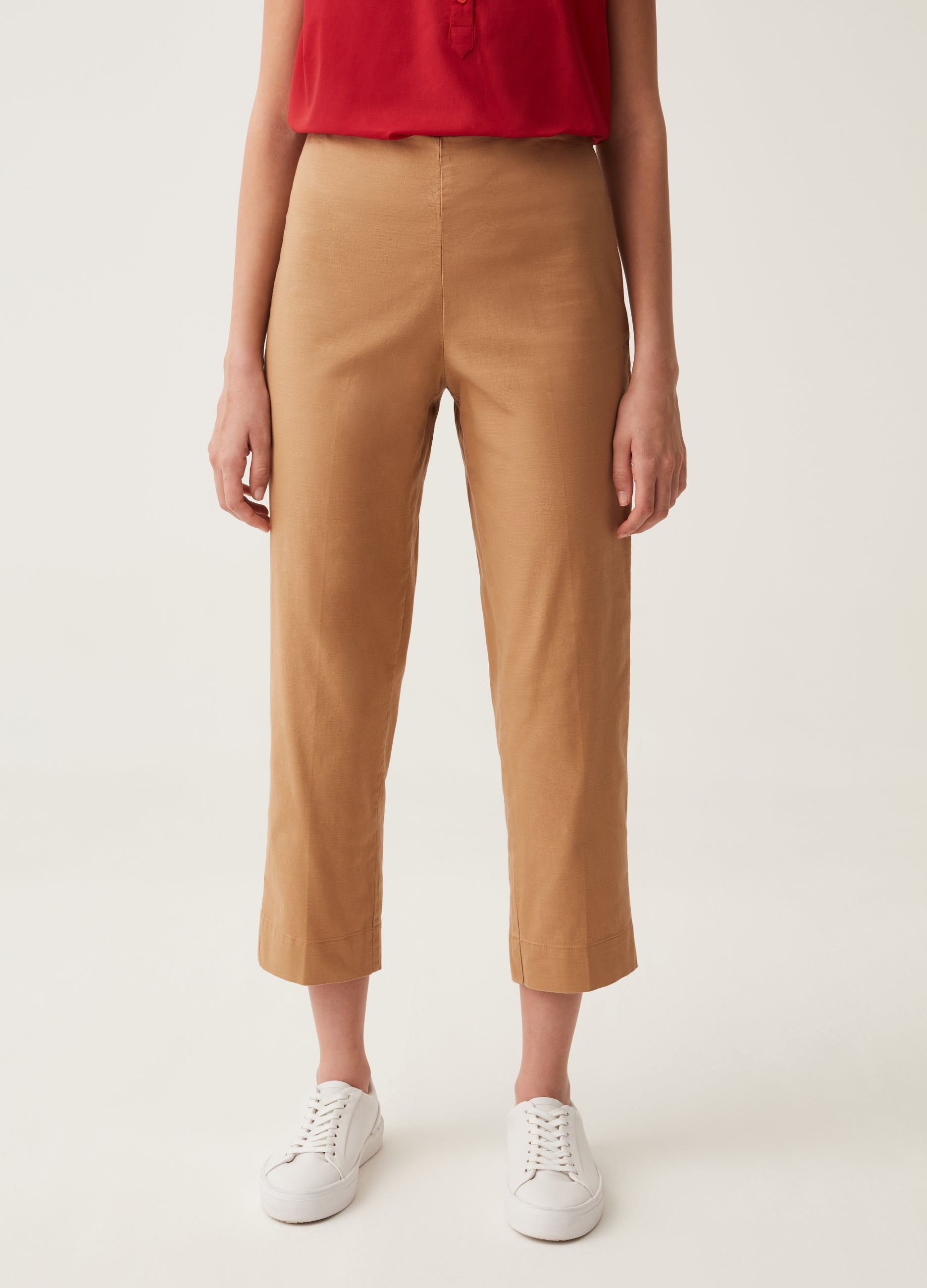 Crop Cigarette Trousers