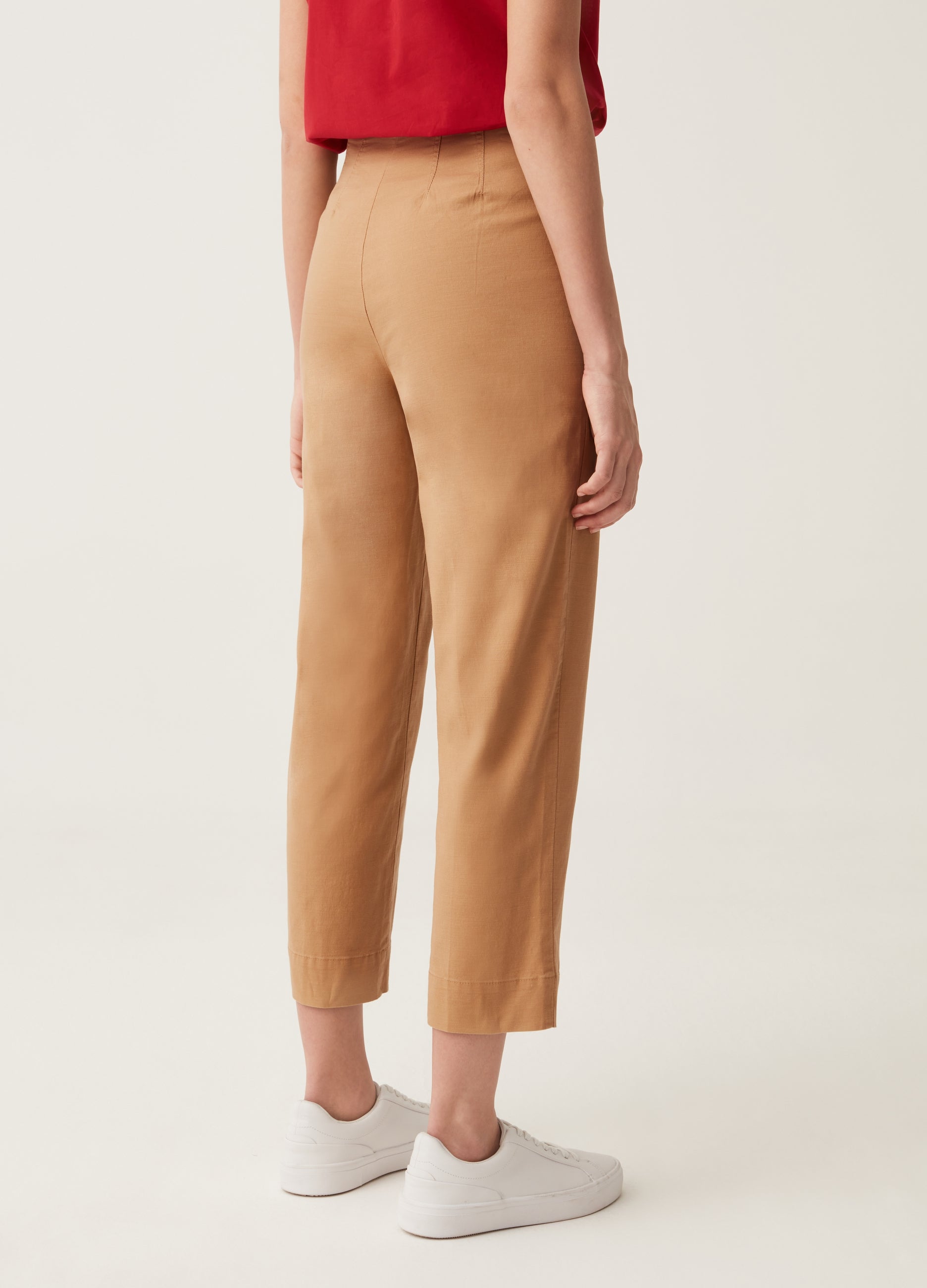 Crop Cigarette Trousers