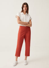 Crop Cigarette Trousers