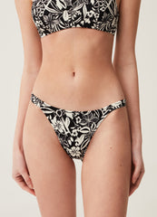 Bikini Tanga With Floral Print