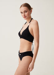 Triangle Bikini Top With Contrasting Details
