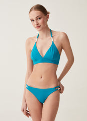 Triangle Bikini Top With Contrasting Details