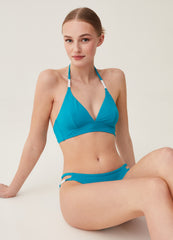 Triangle Bikini Top With Contrasting Details