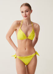 Triangle Bikini Top With Sequins