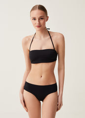 Solid Colour Bandeau Bikini Top