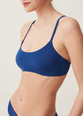 Solid colour bralette bikini top