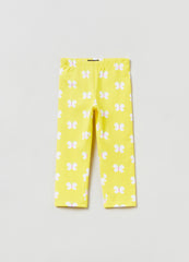 Ovs Three-Quarter Leggings With Print