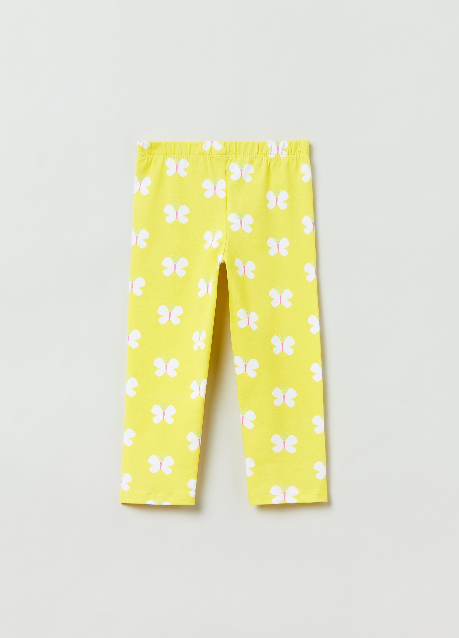 Ovs Three-Quarter Leggings With Print