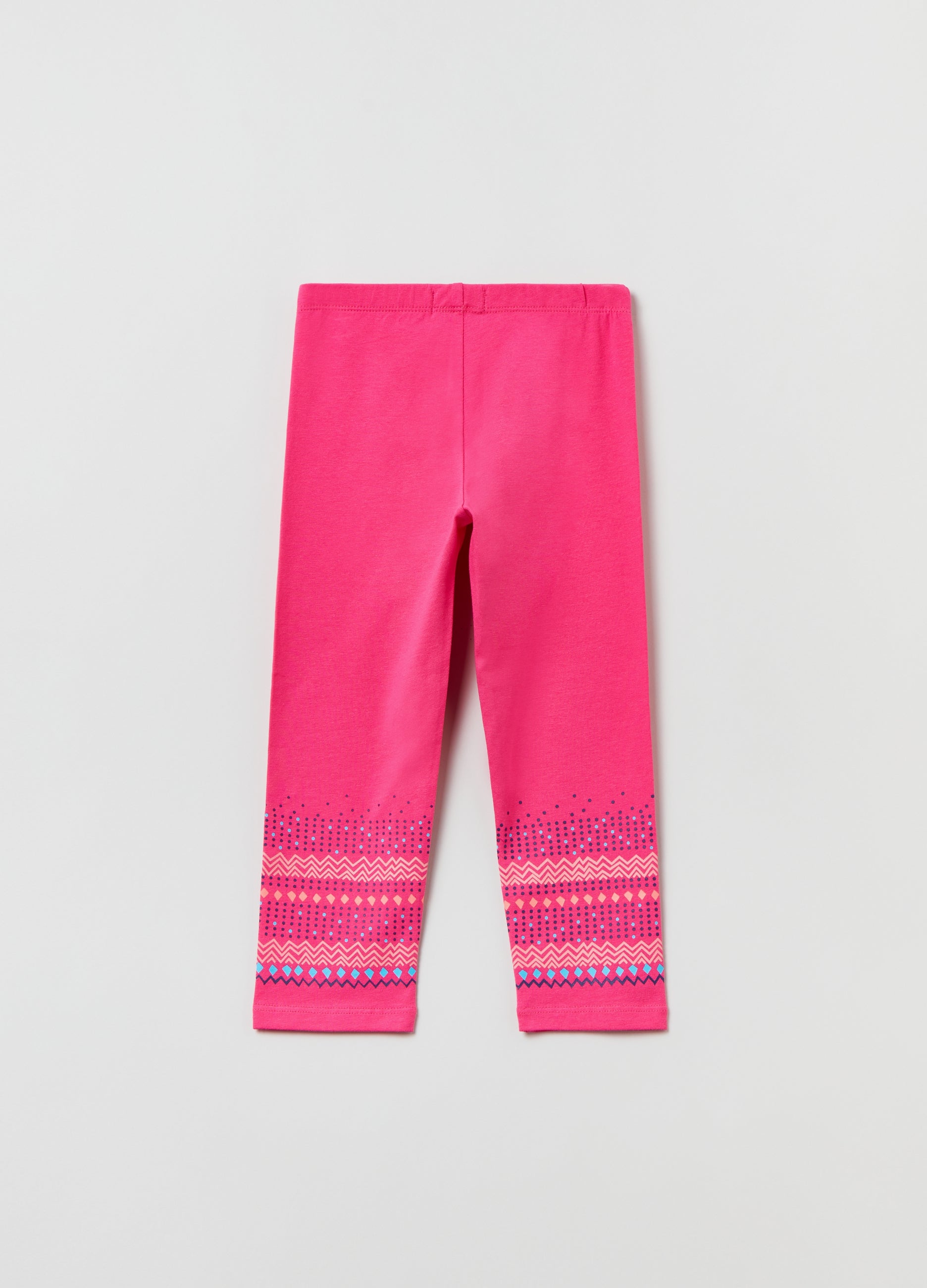 Ovs Three-Quarter Leggings With Print