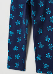 Ovs Three-Quarter Leggings With Print