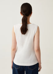 Tank Top With Openwork Insert