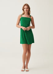 Short Dress With Spaghetti Straps