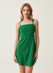 Short Dress With Spaghetti Straps