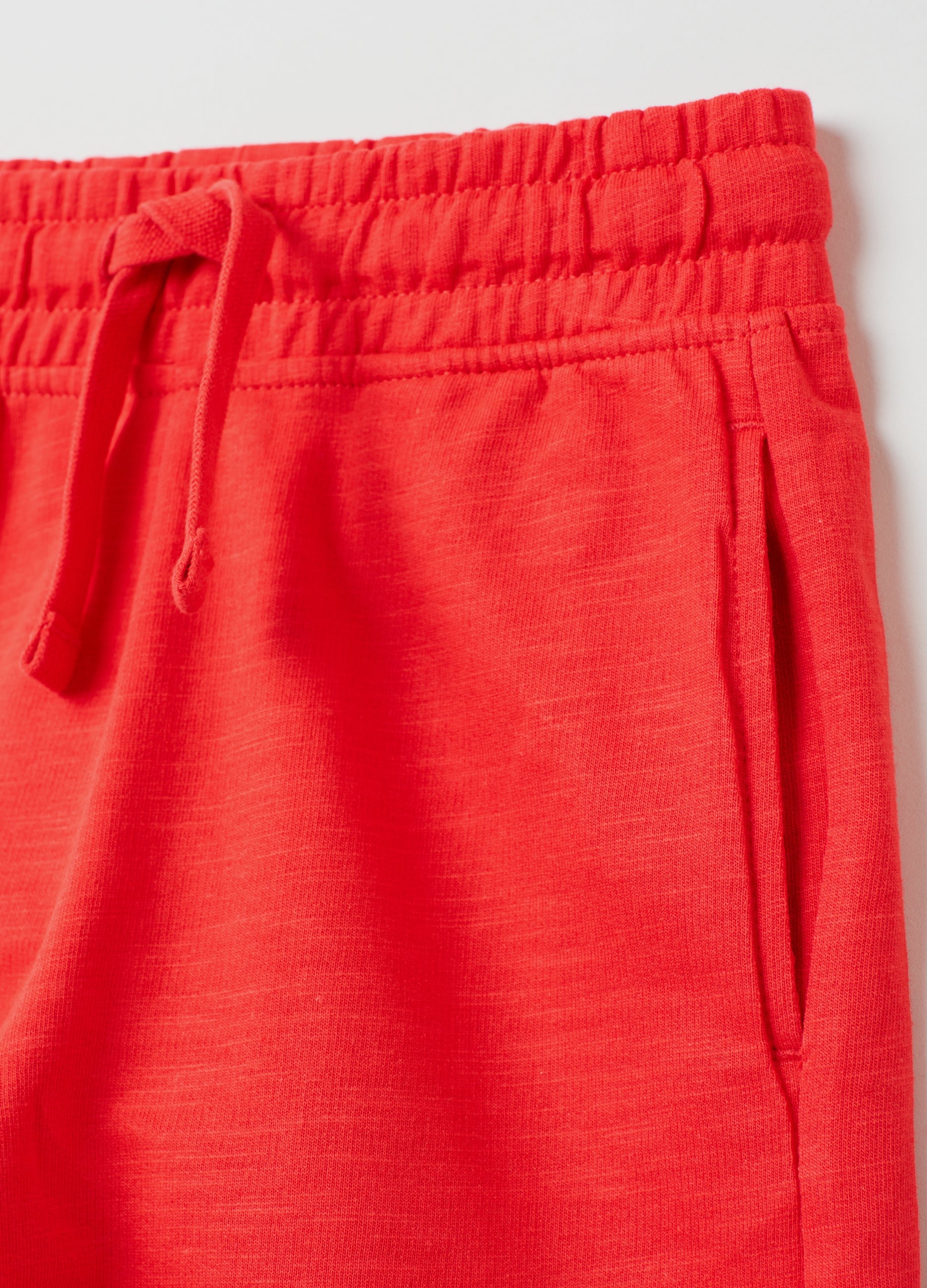 Ovs Bermuda Joggers With Rugby Embroidery