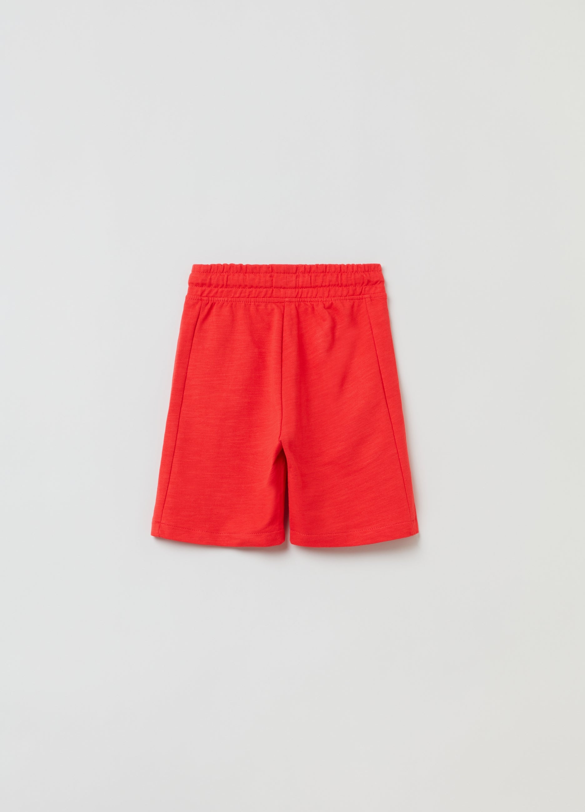 Ovs Bermuda Joggers With Rugby Embroidery