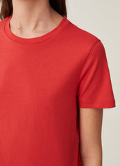 Cotton T-Shirt With Round Neck