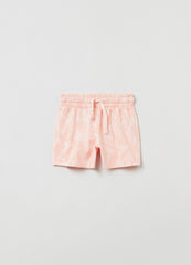 Ovs Shorts With All-Over Tropical Leaves Print