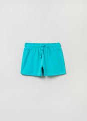 Ovs Cotton Shorts With Drawstring