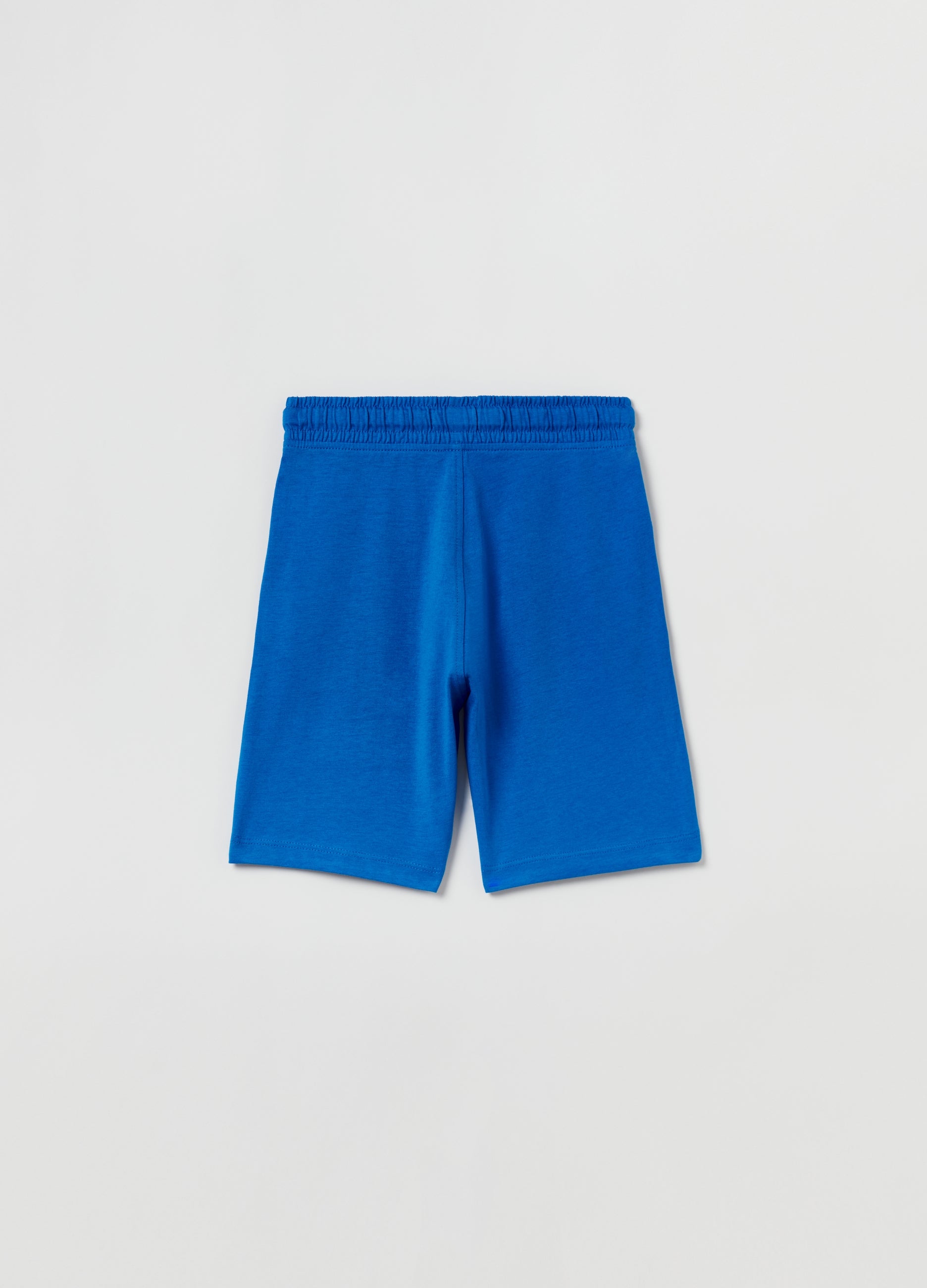 Ovs Bermuda Joggers With Palm Print