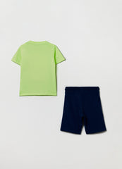 Ovs Cotton Jogging Set With Print