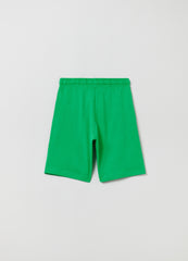 Ovs Bermuda Joggers With Palm Print