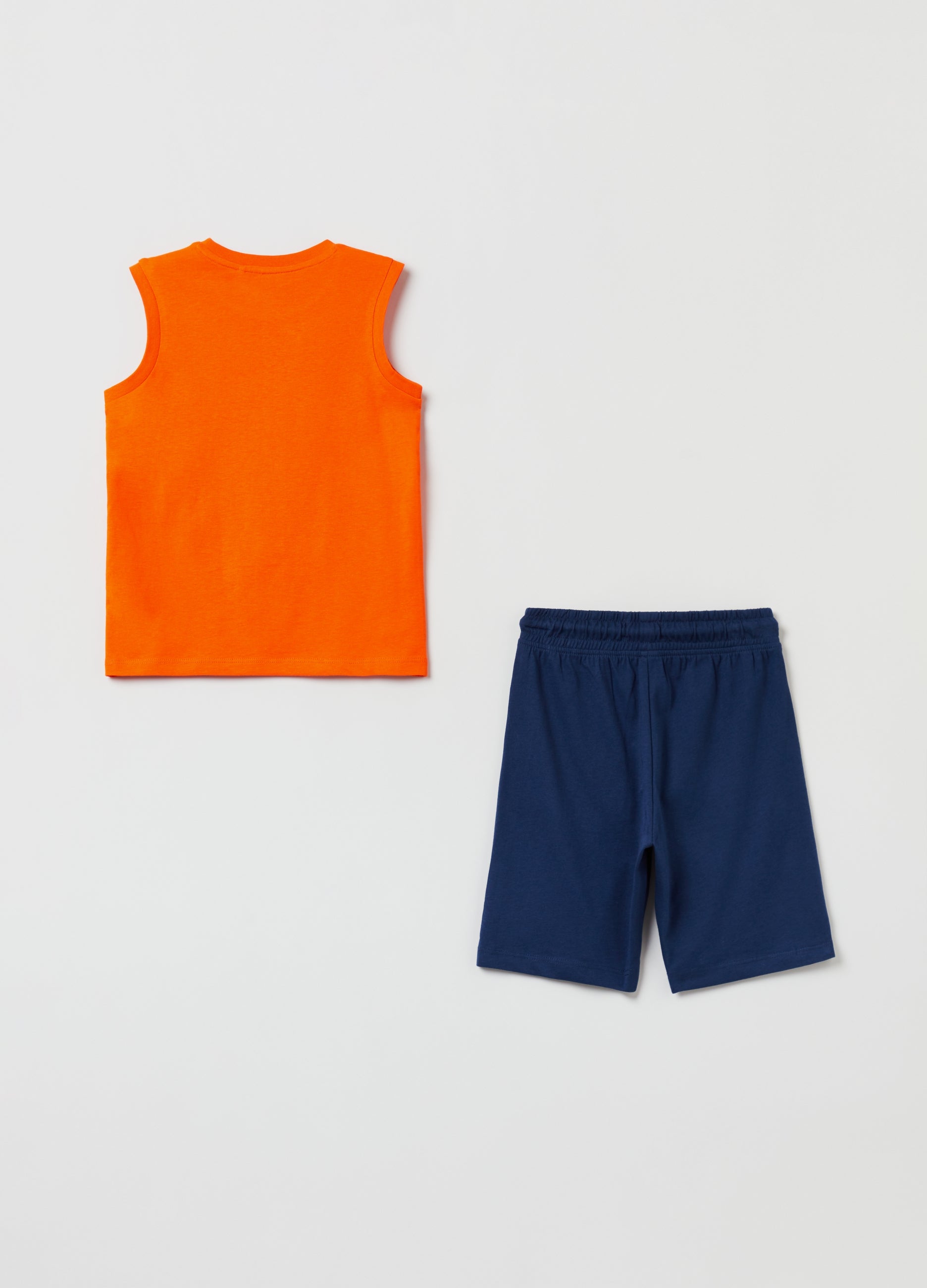 Ovs Cotton Jogging Set With Print