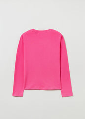 Ovs Cotton T-Shirt With Long Sleeves