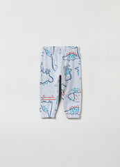Ovs Fleece Joggers With Print