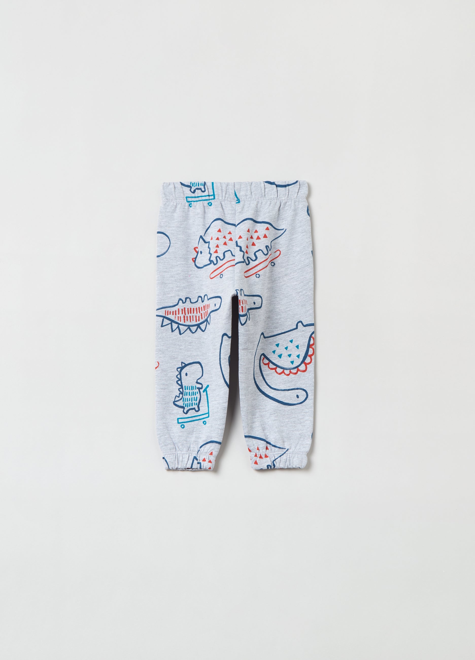 Ovs Fleece Joggers With Print